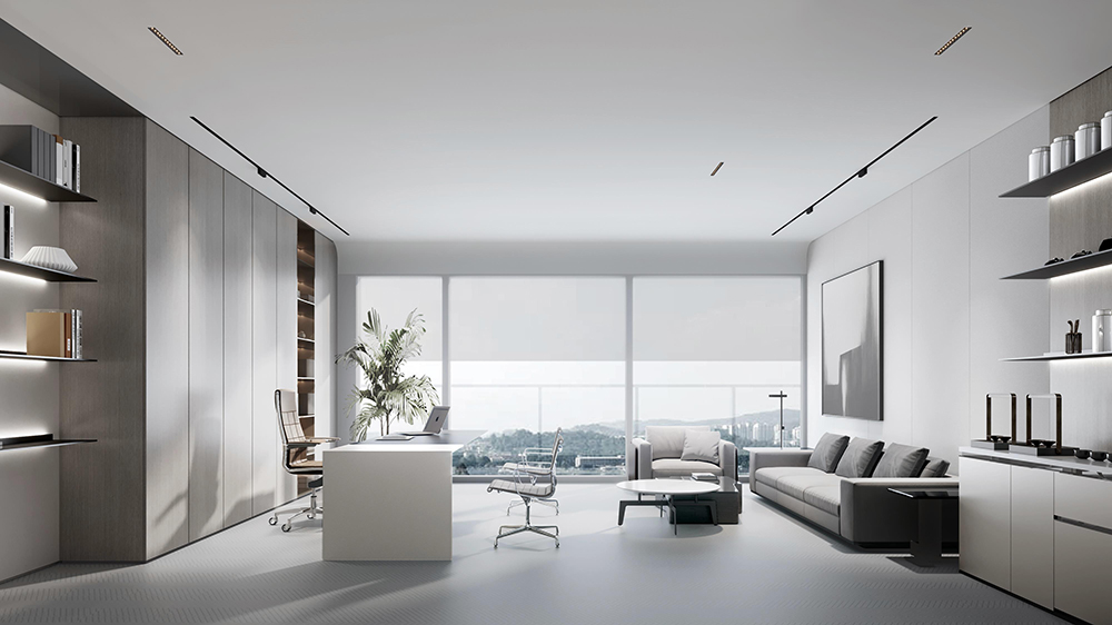 2100平米新鄭企業(yè)辦公樓設計效果圖